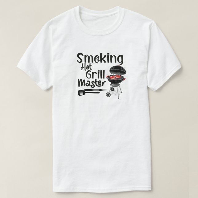 T-Shirt Mestre de Grill (Frente do Design)