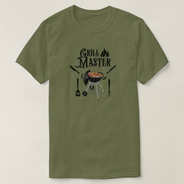 T-Shirt Mestre de Grill (Frente do Design)