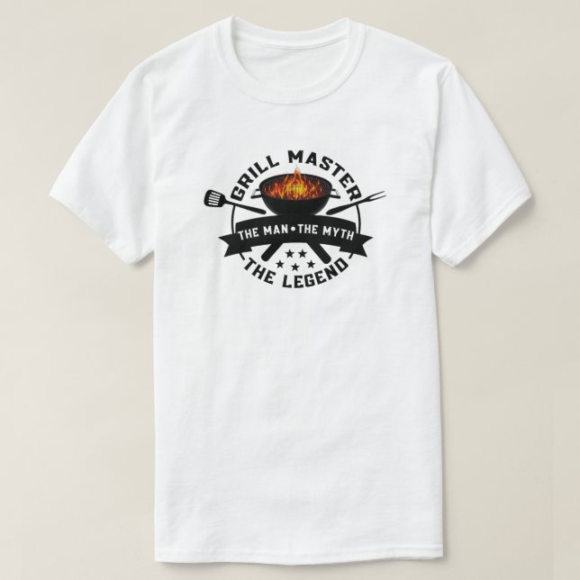 T-Shirt Mestre de Grill (Frente do Design)
