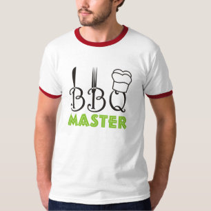 T-shirt mestres do dia dos pais do churrasco
