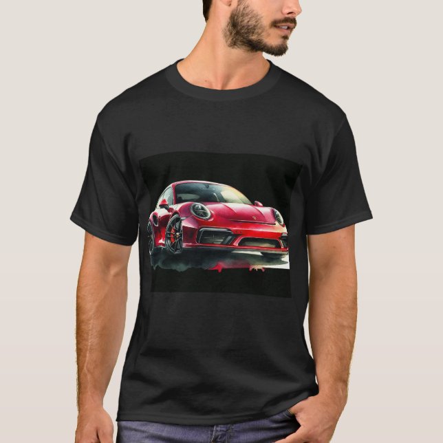 t-shirt met oldtimer (Frente)