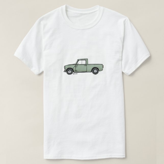 T-shirt met vintage MINI Pickup (Frente do Design)