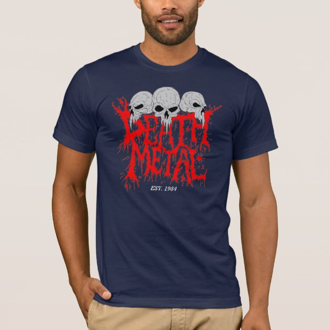 T-shirt Metal da morte (Frente)