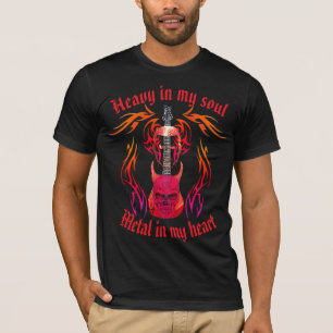 T-Shirt Metal no meu coração
