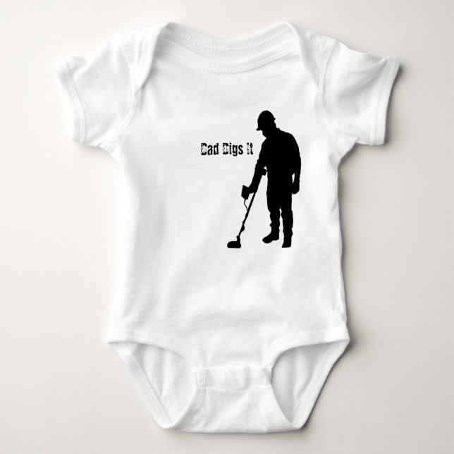 T-shirt Metal que detecta - o pai o escava - o Creeper (Frente)