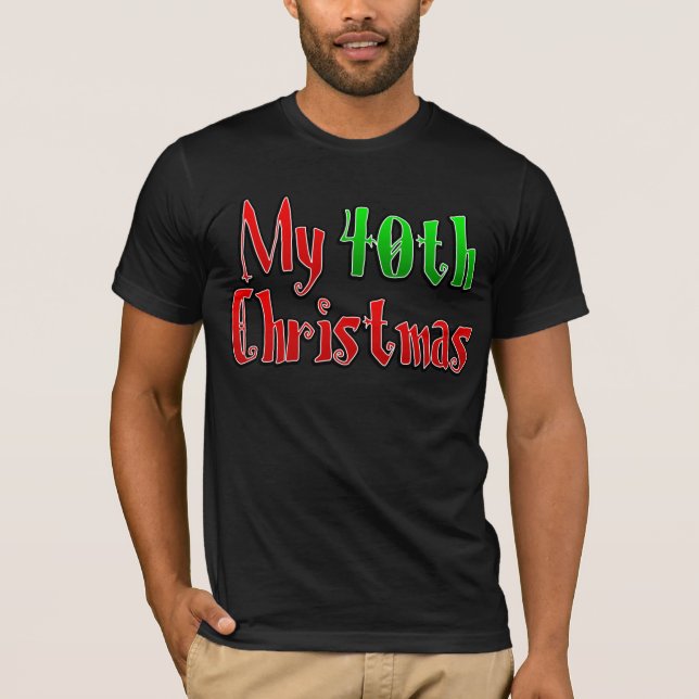 T-shirt Meu 40º Natal (Frente)