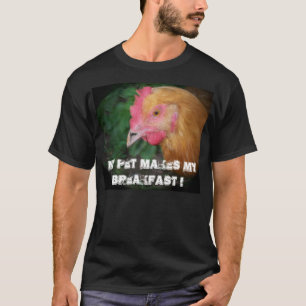 T-SHIRT MEU ANIMAL DE ESTIMAÇÃO FAZ MEU PEQUENO ALMOÇO!