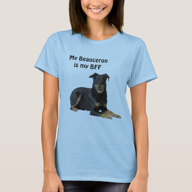 T-shirt Meu Beauceronis meu BFF (Frente)