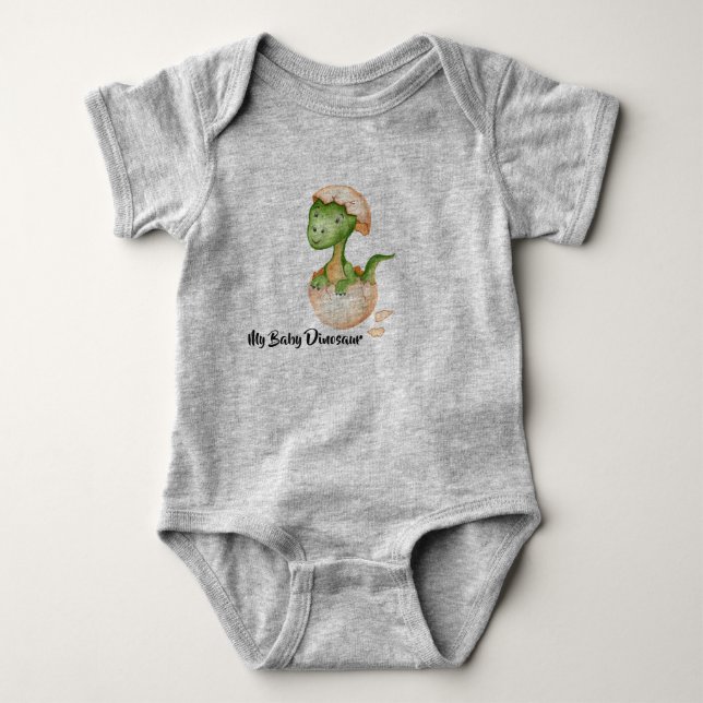 T-shirt Meu Bebê Dinossauro (Frente)