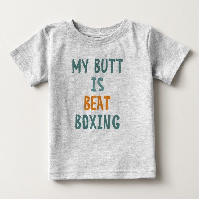 T-shirt Meu bumbum beatboxing (Frente)
