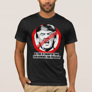 T-shirt Meu cachorro é mais inteligente que seu candidato