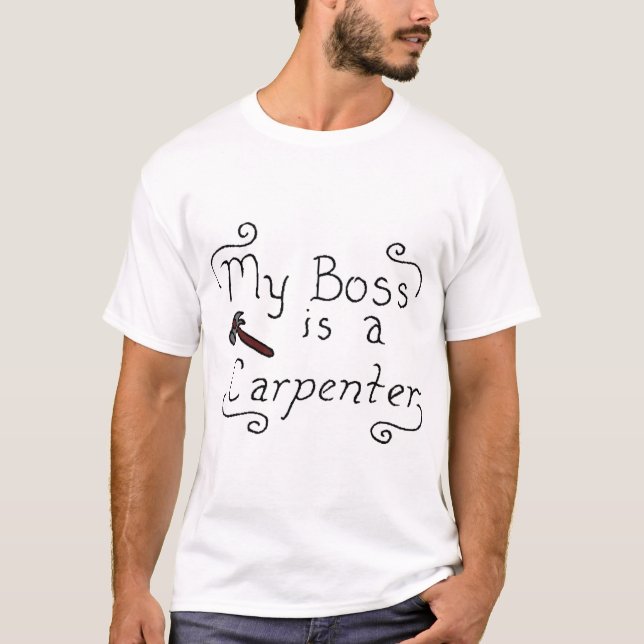 T-shirt Meu chefe é um carpinteiro judaico (Frente)