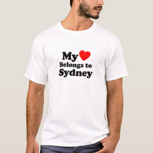 T-shirt Meu Coração Pertence a Sydney