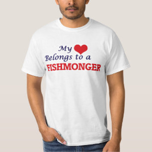 T-shirt Meu coração pertence a um Fishmonger