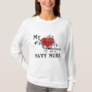 T-shirt Meu coração pertence a umas armas nucleares do