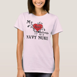 T-shirt Meu coração pertence a umas armas nucleares do