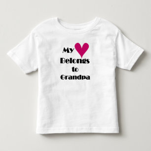 T-shirt Meu Coração Pertence ao Vovô