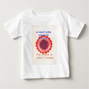 T-shirt Meu coração vai para casa para a paz.png
