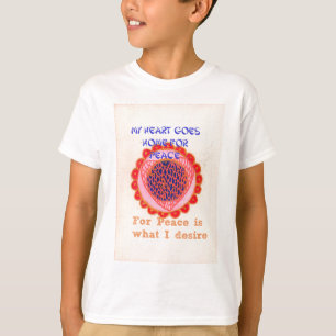 T-shirt Meu coração vai para casa para a paz.png