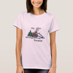 T-shirt Meu design da cabine do paraíso