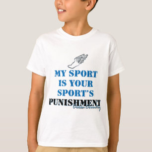 T-shirt Meu esporte é sua punição dos esportes -