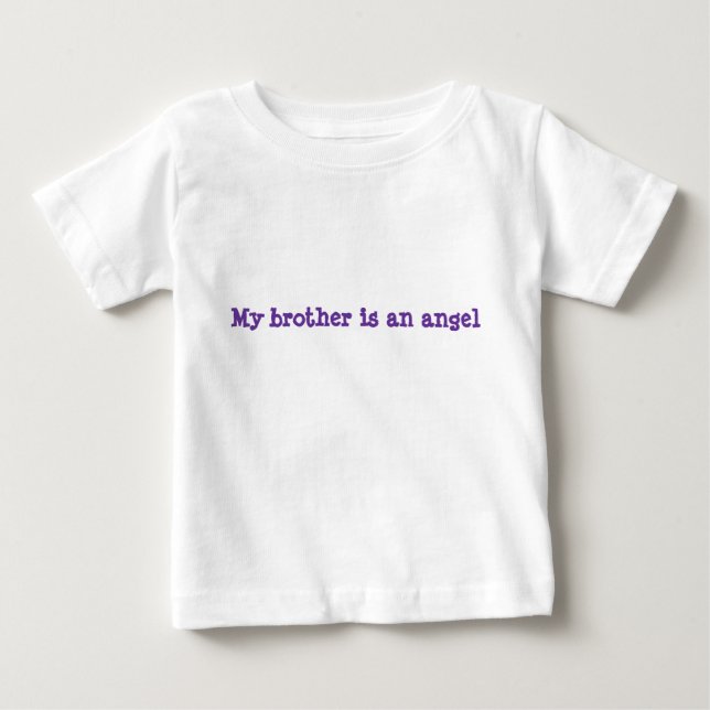 T-shirt Meu irmão é um anjo (Frente)