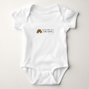 T-shirt meu irmão é um spaniel de galinha