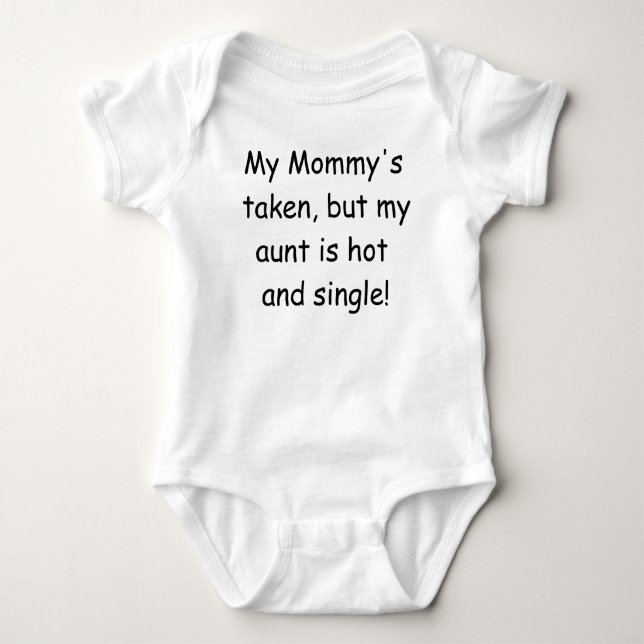 T-shirt MEU MOMMY&amp; apos; S TOMADO MAS MINHA TIA SER (Frente)