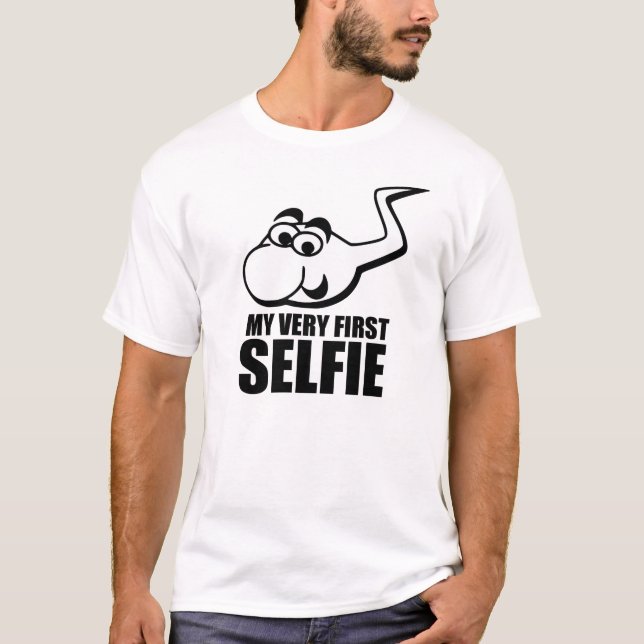 T-SHIRT MEU MUITO PRIMEIRO SELFIE (Frente)