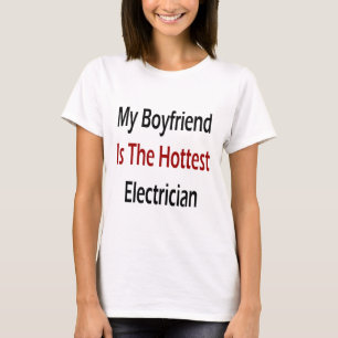 T-shirt Meu namorado é o eletricista o mais quente
