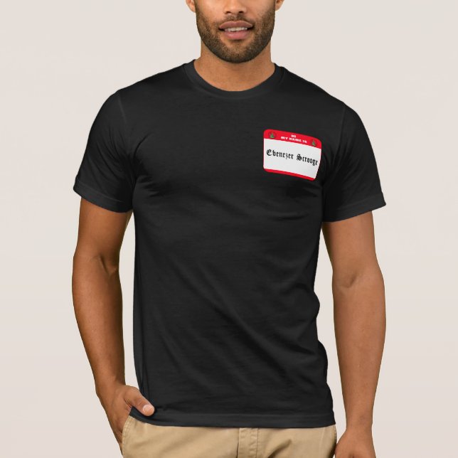 T-shirt Meu nome é Ebenezer Scrooge (Frente)