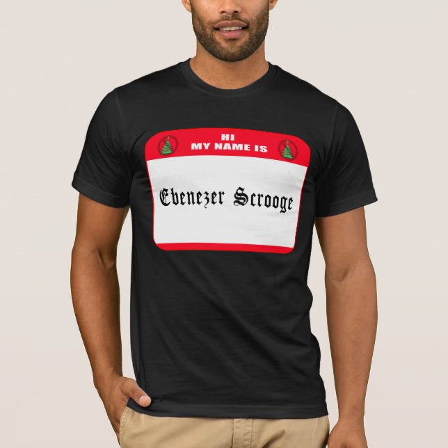 T-shirt Meu nome é Ebenezer Scrooge (Frente)