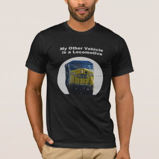 T-shirt Meu outro veículo é um T locomotivo