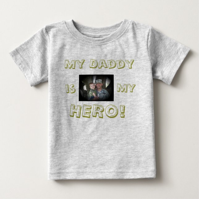 T-SHIRT MEU PAI É MEU HERÓI 2 (Frente)