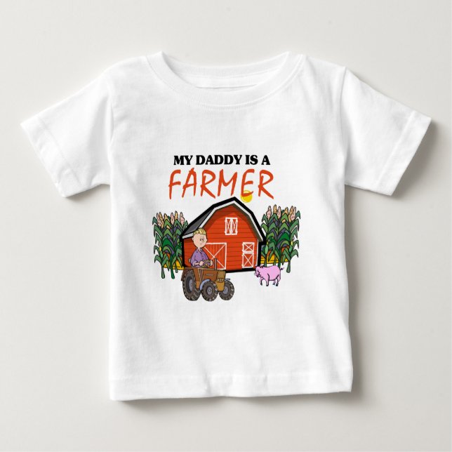 T-shirt Meu pai é um fazendeiro (Frente)