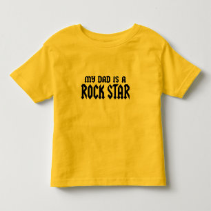 T-shirt Meu pai é um Rockstar
