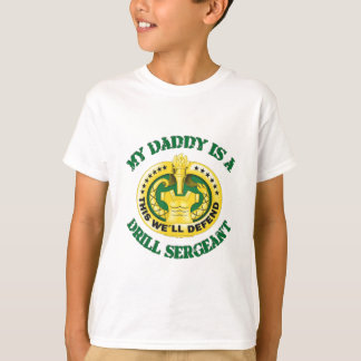 T-shirt meu pai é um sargento de broca