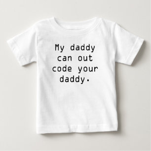 T-shirt Meu pai pode para fora codificar seu pai