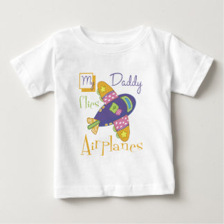 T-shirt Meu pai voa aviões