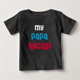 T-shirt Meu Papa Rocks