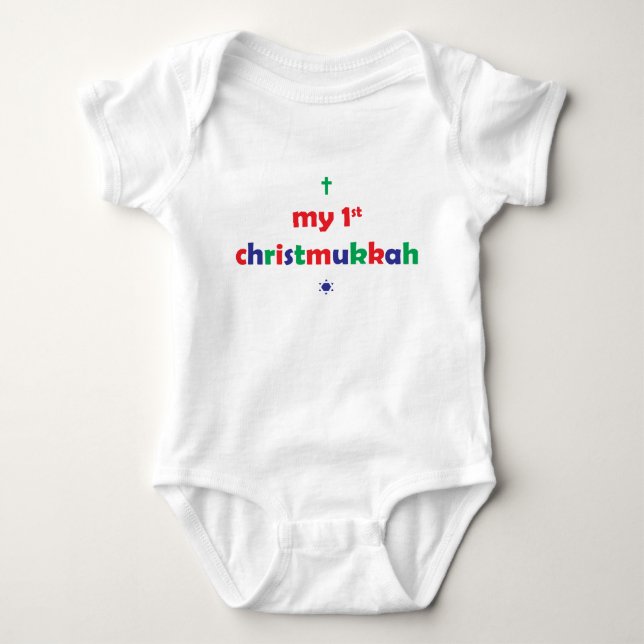 T-shirt meu primeiro chistmukkah (Frente)
