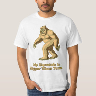 T-shirt Meu Squatch é mais grande do que seu: Pé