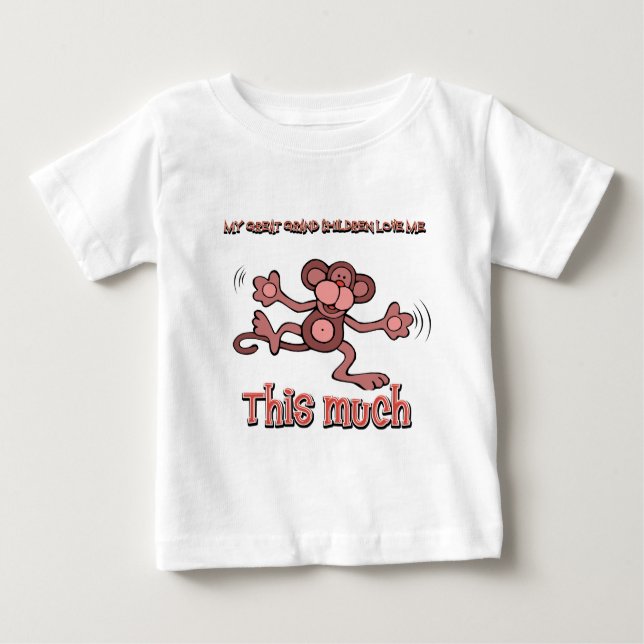 T-shirt Meu vovô do excelente ama-me este muito (Frente)