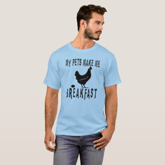 T-shirt Meus animais de estimação fazem-me tomar o pequeno