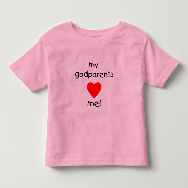 T-shirt Meus Godparents amam-me (Frente)
