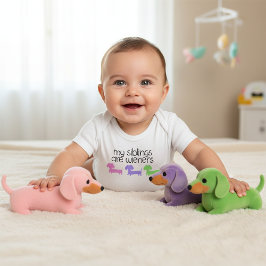 T-shirt Meus irmãos são caninos | Presente de Chá de frald