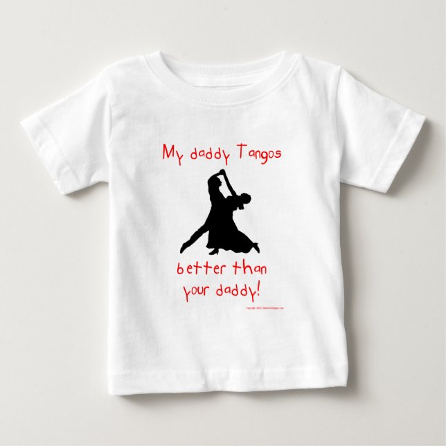 T-shirt Meus tangos do pai (Frente)
