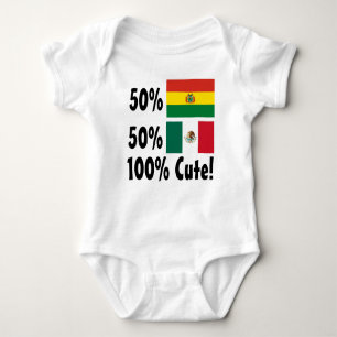 T-shirt Mexicano 100% do boliviano 50% de 50% bonito