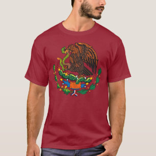 T-shirt mexicano da brasão