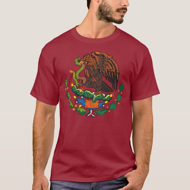 T-shirt mexicano da brasão (Frente)